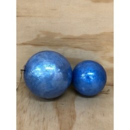 Capiz Ball 12cm - Morrocan Blue