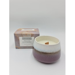 Vivante Ceramics Peach & Raspberry Candle