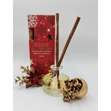 Gingerbread - Vivante Christmas Cinnamon Stick Diffuser 145mL