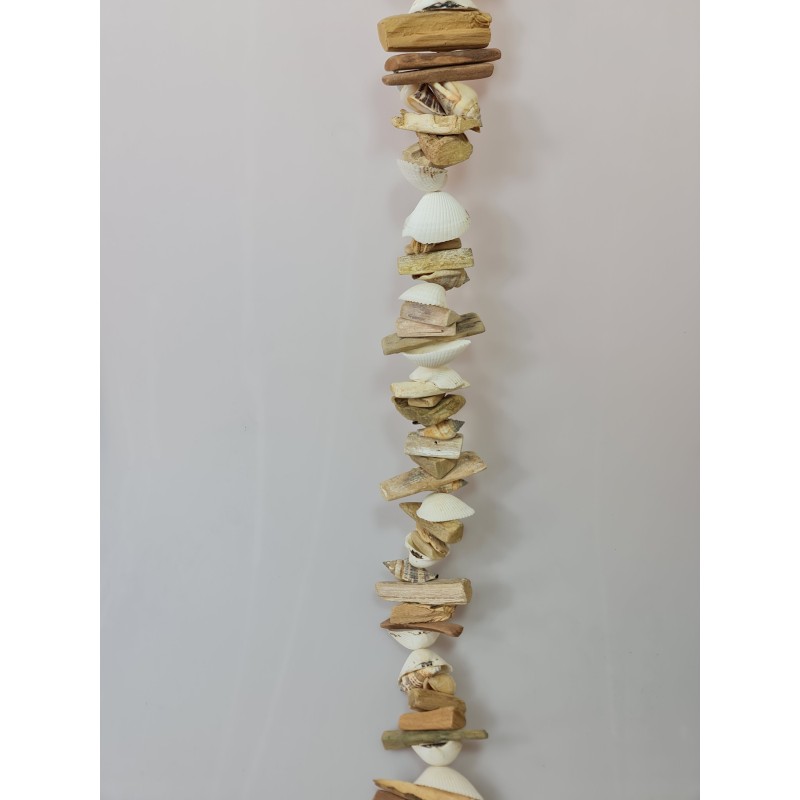 Natural Driftwood & Shell Column 100cm