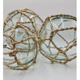Glass Ball in Netting - 10cm