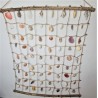Large Shell Wall Hanger with multi coloured shells