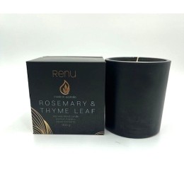 Rosemary & Thyme Leaf - Renu Luxury Soy Wax Candle 300g