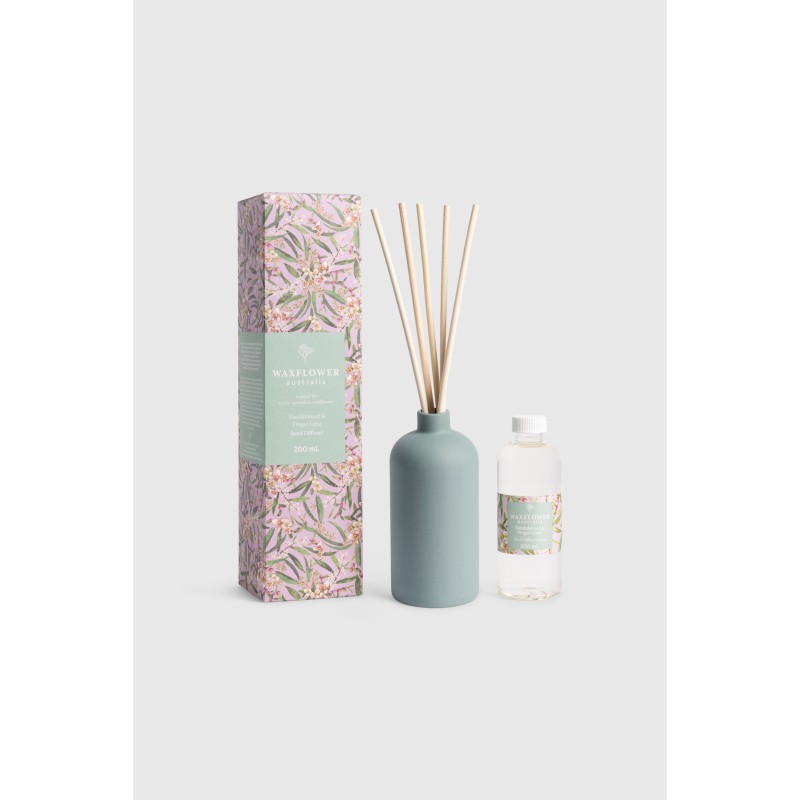 Sandalwood & Finger Lime - Waxflower Reed Diffuser 200mL