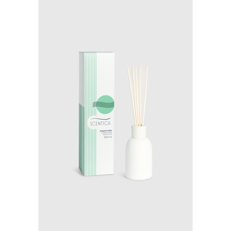 Pistachio Santal - Scentica Ceramic Reed Diffuser 200mL