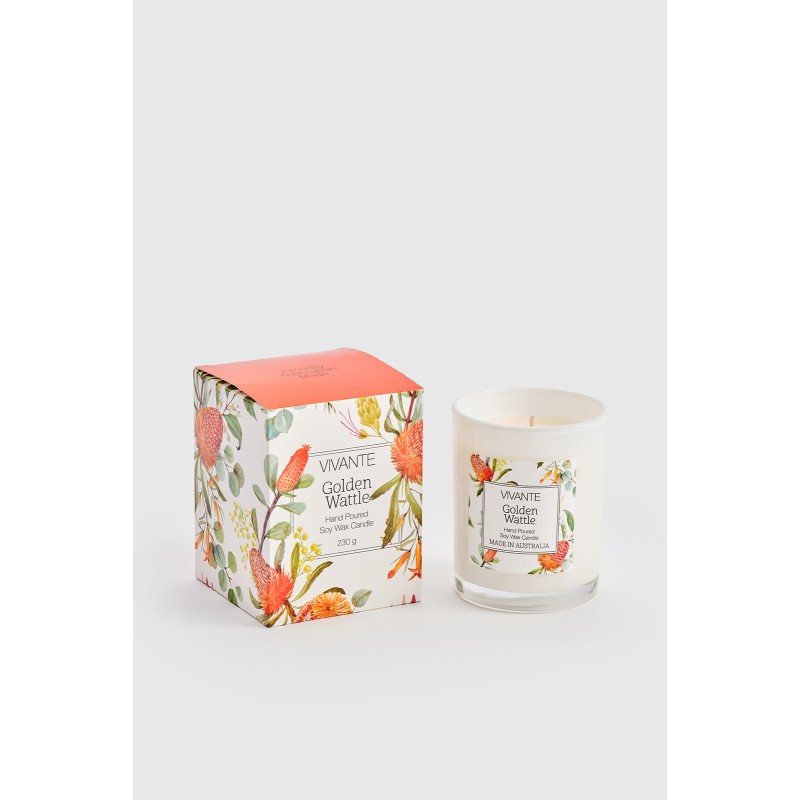 Golden Wattle - Vivante Australiana Soy Wax Candle 230g