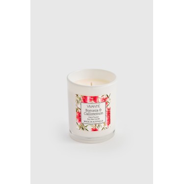 Boronia & Callistemon - Vivante Australiana Soy Wax Candle 230g