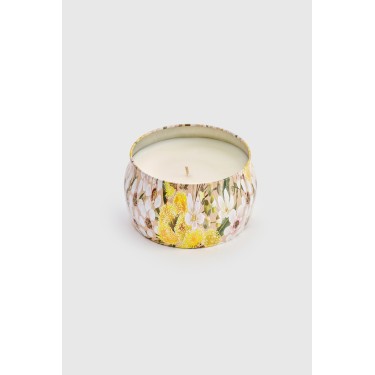 Lemon Myrtle & Eucalypt - Waxflower Candle Tin 200g