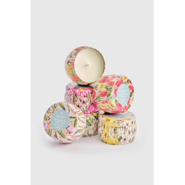 Boronia& Paper Daisy - Waxflower Candle Tin 200g