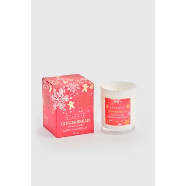 Gingerbread - Vivante Christmas Soy Blend Candle 230g
