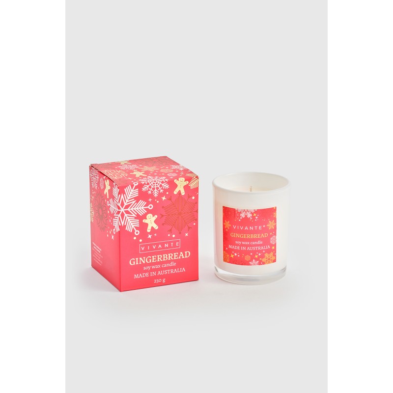 Gingerbread - Vivante Christmas Soy Blend Candle 230g