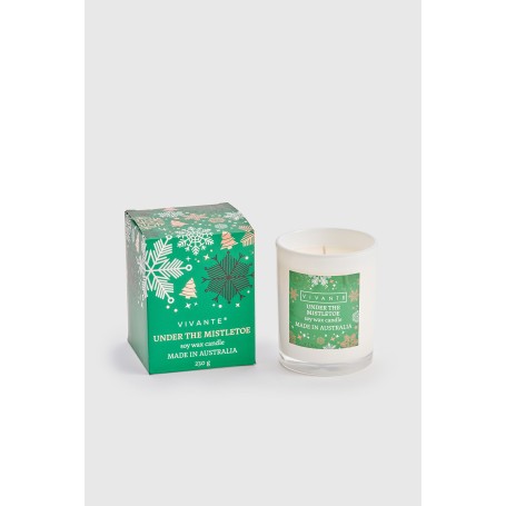 Under The Mistletoe - Vivante Christmas Soy Blend Candle 230g