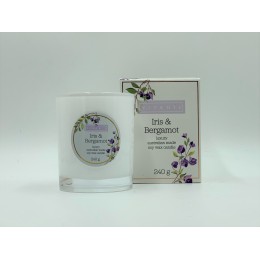 Iris & Bergamot - Vivante Luxe Soy Blend Candle 240g