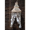 Chandelier White V-Cut 70cm