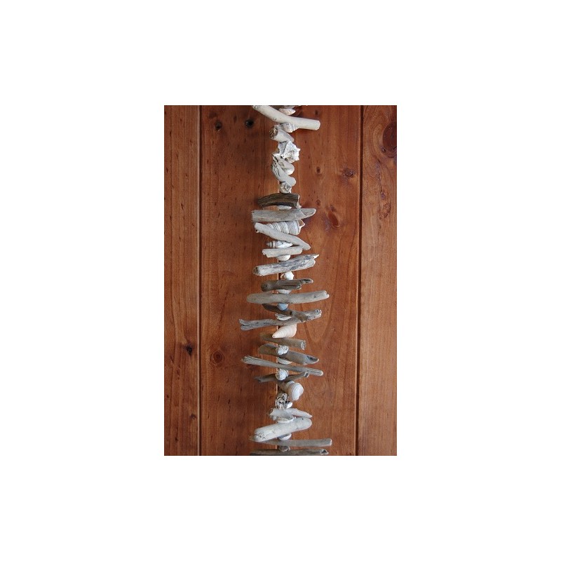 Driftwood Strand Natural with Small Sea Shells - 8x180cm