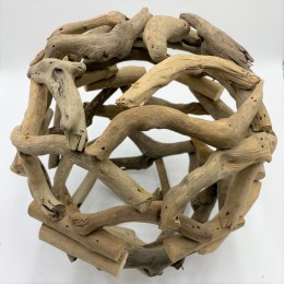 Driftwood Open Weave Ball - 32cm