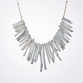 Driftwood Stick Garland Whitewash