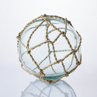 Glass Ball in Netting 25cm