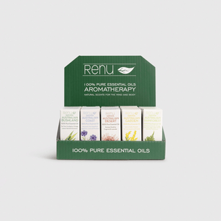 Renu Natives Display 20pk Pure Essential Oil Blends 10mL