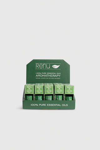 Renu Display 20pk Pure Essential Oil Blends 10mL