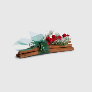 Vivante Christmas Green Decorated Cinnamon Sticks