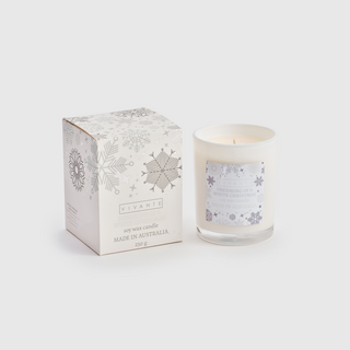 Vivante Christmas Dreaming of a White Christmas Candle 230g