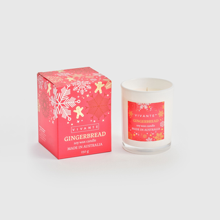 Vivante Christmas Gingerbread Candle 230g
