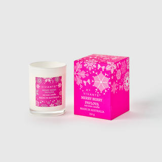 Vivante Christmas Merry Berry Pavlova Candle 230g
