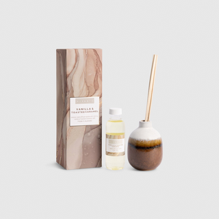 Vivante Ceramics Vanilla & Toasted Caramel Reed Diffuser 125