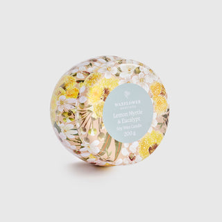 Waxflower Lemon Myrtle & Eucalypt Tin Candle 200g